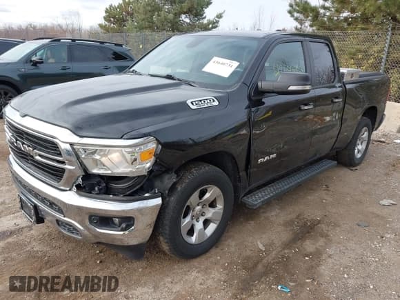 ✅ 2019 Ram 1500 Big Horn • VIN: 1C6RREBT7KN864770 • Лот: 43640731. Опубликован ранее на IAAI с пробегом 123 554 миль. Бесплатный доступ к архиву аукционных продаж из США и подробный отчёт об истории автомобиля на DreamBid. Изображение 2.