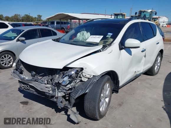 ✅ 2011 Nissan Murano SL • VIN: JN8AZ1MU7BW066093 • Lot: 43585380. Listed on IAAI with 153,724 mi. Free auction sales archive from the USA and detailed vehicle history report at DreamBid. Image 2.