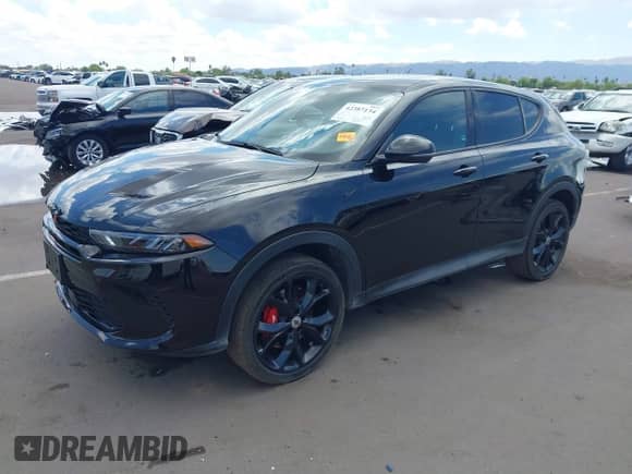 2024 Dodge Hornet GT z VIN ZACNDFAN8R3A14928, wystawiony jako IAAI lot #42387134 z przebiegiem 27 254 mil mil oraz . Historia ofert i sprzedaży dostępna na DreamBid. Obrazek 2.