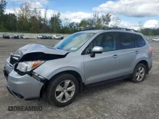 2015 Subaru Forester Premium с VIN JF2SJADC8FG819100, выставлен на аукционе Copart как лот 68849135 с пробегом 150 396 миль миль и Списание • Salvage title. История ставок и продаж доступна на DreamBid. Изображение 1.