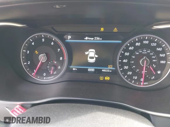 ✅ 2019 Genesis G70 Advanced • VIN: KMTG44LA2KU034212 • Lot: 41780111. Listed on IAAI with 48,222 mi. Free auction sales archive from the USA and detailed vehicle history report at DreamBid. Image 7.