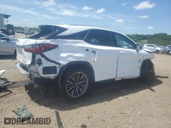 ✅ 2020 Lexus RX 350 F Sport Performance • VIN: 2T2YZMDA3LC222895 • Lot: 61758705. Listed on Copart with Not provided. Free auction sales archive from the USA and detailed vehicle history report at DreamBid. Image 3.