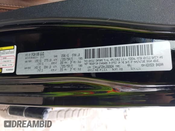 ✅ 2017 Jeep Wrangler Unlimited Rubicon Recon • VIN: 1C4HJWFG9HL592824 • Lot: 41427433. Listed on IAAI with 70,105 mi. Free auction sales archive from the USA and detailed vehicle history report at DreamBid. Image 9.