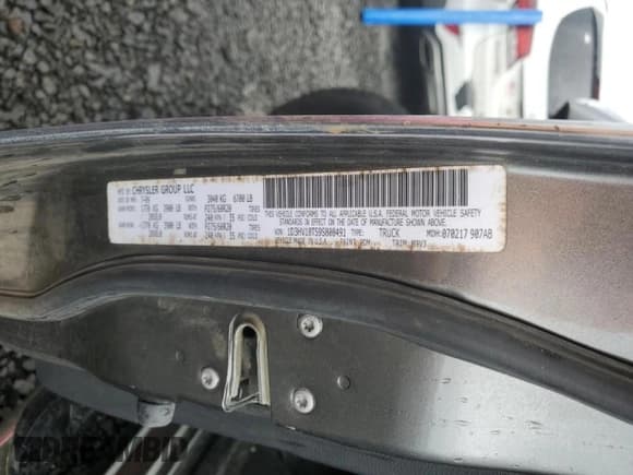 ✅ 2009 Dodge 1500 SLT • VIN: 1D3HV18T59S808491 • Lot: 46368745. Listed on Copart with 84,250 mi. Free auction sales archive from the USA and detailed vehicle history report at DreamBid. Image 12.