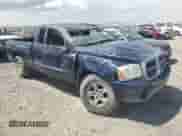 2006 Dodge Dakota SLT with VIN 1D7HW42N36S589971, listed as a Copart auction lot 65447555 with 254,187 mi miles and Salvage title. Bid and sale history available at DreamBid. Image 4.