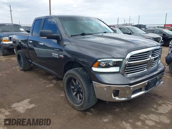 2018 Ram 1500 SLT with VIN 1C6RR6GT2JS123389, listed as a IAAI auction lot 43376046 with 95,873 mi miles and . Bid and sale history available at DreamBid. Image 1.