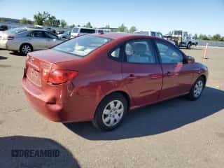 2008 Hyundai Elantra GLS with VIN KMHDU46D88U501791, listed as a Copart auction lot 85489055 with 232,185 mi miles and Salvage title. Bid and sale history available at DreamBid. Image 3.
