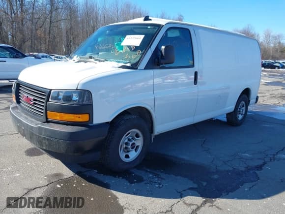 ✅ 2022 GMC Savana Cargo • VIN: 1GTW7AFP0N1140082 • Lot: 41532664. Listed on IAAI with 51,991 mi. Free auction sales archive from the USA and detailed vehicle history report at DreamBid. Image 2.