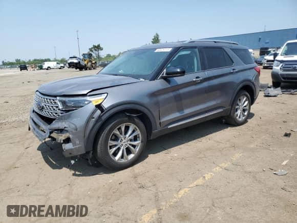 2023 Ford Explorer Limited z VIN 1FMSK8FH7PGB83389, wystawiony jako Copart lot #60525115 z przebiegiem 32 506 mil mil oraz Nie do naprawy • Non repairable. Historia ofert i sprzedaży dostępna na DreamBid. Obrazek 1.