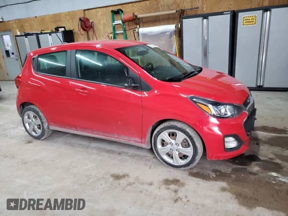 2021 Chevrolet Spark LS with VIN KL8CA6SA6MC700802, listed as a Copart auction lot 91022275 with 105,401 mi miles and Clean title. Bid and sale history available at DreamBid. Image 4.