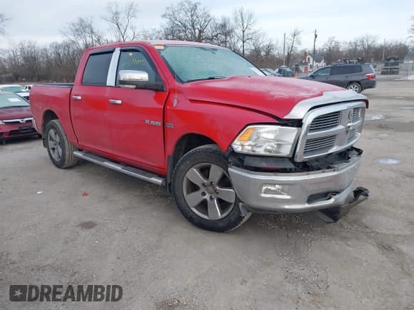 ✅ 2010 Dodge 1500 SLT • VIN: 1D7RV1CT1AS261380 • Lot: 41517005. Wystawiony na IAAI z przebiegiem 92 768 mil. Bezpłatny archiwum sprzedaży aukcyjnych z USA i szczegółowy raport historii pojazdu na DreamBid. Zdjęcie 1.