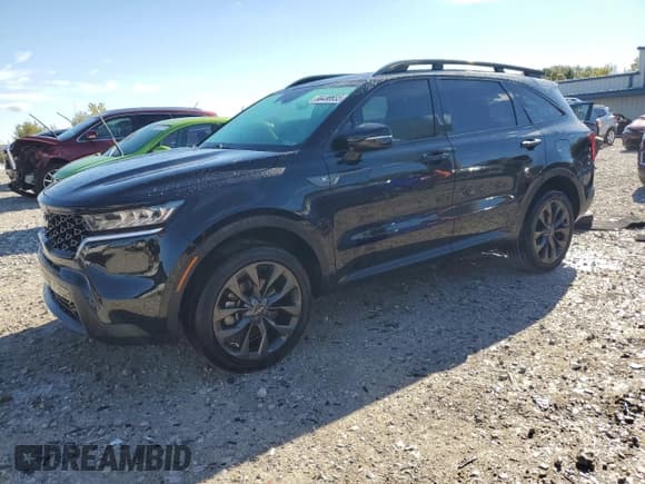 ✅ 2023 Kia Sorento X-Line EX • VIN: 5XYRHDLF7PG226841 • Lot: 86430635. Listed on Copart with 24,725 mi. Free auction sales archive from the USA and detailed vehicle history report at DreamBid. Image 1.