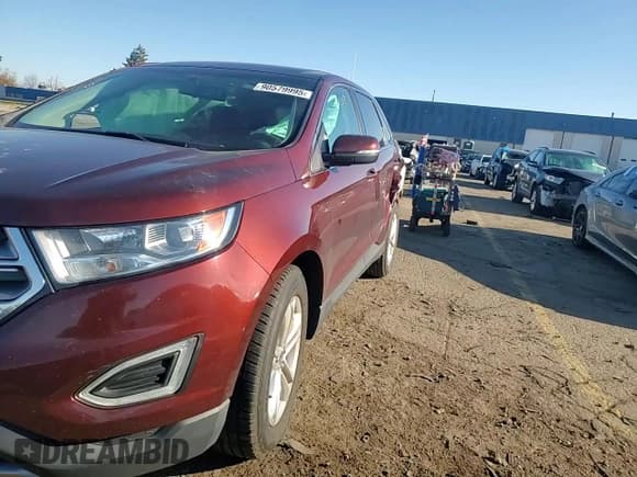 ✅ 2015 Ford Edge SEL • VIN: 2FMTK3J86FBB85204 • Lot: 90579995. Listed on Copart with 103,457 mi. Free auction sales archive from the USA and detailed vehicle history report at DreamBid. Image 13.
