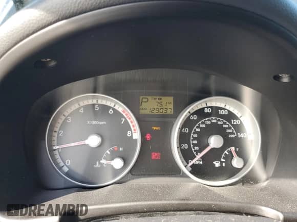 2008 Hyundai Accent GLS z VIN KMHCN46C08U184833, wystawiony jako Copart lot #60647344 z przebiegiem 129 037 mil mil oraz Szkoda całkowita • Salvage title. Historia ofert i sprzedaży dostępna na DreamBid. Obrazek 9.