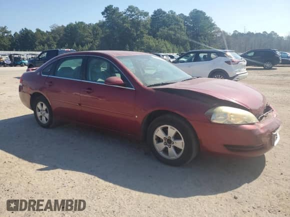 2008 Chevrolet Impala LT with VIN 2G1WT58K789276271, listed as a Copart auction lot 83931895 with 150,737 mi miles and Salvage title. Bid and sale history available at DreamBid. Image 4.