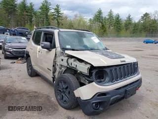 ✅ 2017 Jeep Renegade Trailhawk • VIN: ZACCJBCB8HPE88509 • Lot: 42210098. Listed on IAAI with 114,832 mi. Free auction sales archive from the USA and detailed vehicle history report at DreamBid. Image 1.