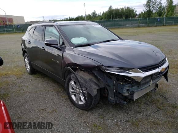 2022 Chevrolet Blazer LT with VIN 3GNKBHR45NS188755, listed as a Copart auction lot 38029724 with 10,280 mi miles and Clean title. Bid and sale history available at DreamBid. Image 4.