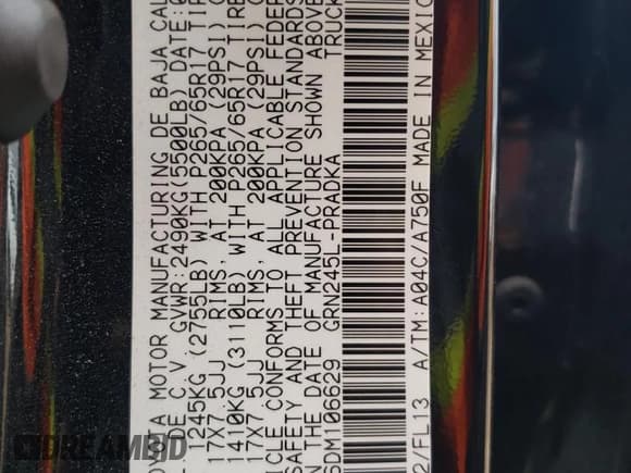 ✅ 2013 Toyota Tacoma • VIN: 3TMLU4EN6DM106629 • Lot: 82451555. Wystawiony na Copart z przebiegiem 130 631 mil. Bezpłatny archiwum sprzedaży aukcyjnych z USA i szczegółowy raport historii pojazdu na DreamBid. Zdjęcie 12.