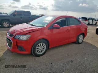 2018 Chevrolet Sonic LT с VIN 1G1JD5SB0J4123725, выставлен на аукционе Copart как лот 67529435 с пробегом 56 647 миль миль и Списание • Salvage title. История ставок и продаж доступна на DreamBid. Изображение 1.