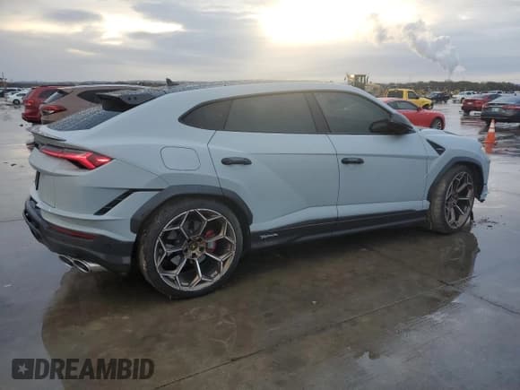 ✅ 2023 Lamborghini Urus Performante • VIN: ZPBUC3ZL1PLA27460 • Lot: 83781864. Listed on Copart with 9,091 mi. Free auction sales archive from the USA and detailed vehicle history report at DreamBid. Image 3.
