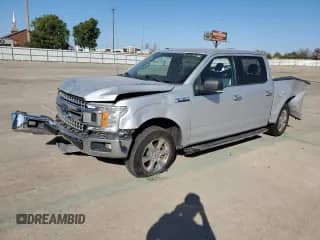 2018 Ford F-150 XL with VIN 1FTEW1CP1JKF73661, listed as a Copart auction lot 76312624 with 138,804 mi miles and Salvage title. Bid and sale history available at DreamBid. Image 1.