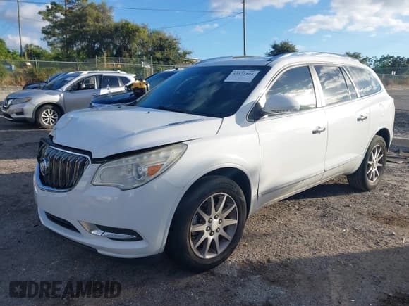 ✅ 2016 Buick Enclave Leather • VIN: 5GAKRBKD8GJ270710 • Lot: 43572194. Listed on IAAI with 91,312 mi. Free auction sales archive from the USA and detailed vehicle history report at DreamBid. Image 2.