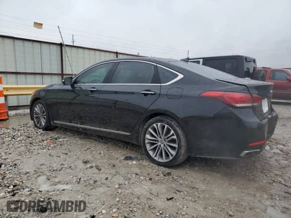 2015 Hyundai Genesis 3.8L z VIN KMHGN4JE0FU042683, wystawiony jako Copart lot #68890254 z przebiegiem 112 249 mil mil oraz Szkoda całkowita • Salvage title. Historia ofert i sprzedaży dostępna na DreamBid. Obrazek 2.