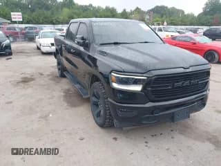 ✅ 2019 Ram 1500 Big Horn • VIN: 1C6SRFFT8KN607960 • Lot: 43301293. Listed on IAAI with 128,353 mi. Free auction sales archive from the USA and detailed vehicle history report at DreamBid. Image 1.