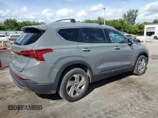 2023 Hyundai Santa Fe SEL with VIN 5NMS24AJ7PH557015, listed as a Copart auction lot 84756695 with 51,215 mi miles and Salvage title. Bid and sale history available at DreamBid. Image 3.