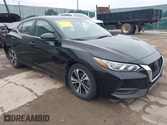 ✅ 2020 Nissan Sentra SV • VIN: 3N1AB8CV1LY241843 • Lot: 43457903. Listed on IAAI with 54,317 mi. Free auction sales archive from the USA and detailed vehicle history report at DreamBid. Image 1.