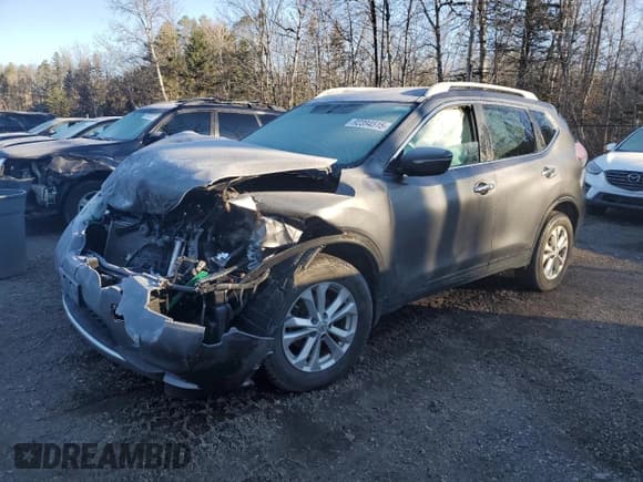 ✅ 2015 Nissan Rogue SL • VIN: 5N1AT2MTXFC887167 • Lot: 92394515. Listed on Copart with Not provided. Free auction sales archive from the USA and detailed vehicle history report at DreamBid. Image 1.