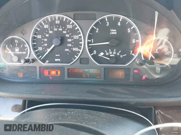 2001 BMW 3 Series 330i с VIN WBAAV53421JS91417, выставлен на аукционе IAAI как лот 43567041 с пробегом 273 858 миль миль и . История ставок и продаж доступна на DreamBid. Изображение 7.