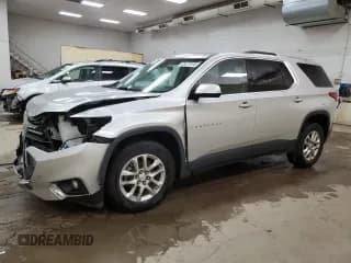 ✅ 2018 Chevrolet Traverse LT Cloth • VIN: 1GNEVGKW4JJ221427 • Lot: 85477815. Listed on Copart with 110,436 mi. Free auction sales archive from the USA and detailed vehicle history report at DreamBid. Image 1.