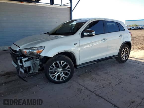 2018 Mitsubishi Outlander ES with VIN JA4AP3AU5JU017111, listed as a Copart auction lot 80486205 with 90,803 mi miles and Salvage title. Bid and sale history available at DreamBid. Image 1.