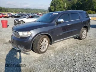 ✅ 2014 Dodge Durango Citadel • VIN: 1C4RDJEG2EC594314 • Lot: 71666555. Wystawiony na Copart z przebiegiem 197 174 mil. Bezpłatny archiwum sprzedaży aukcyjnych z USA i szczegółowy raport historii pojazdu na DreamBid. Zdjęcie 1.