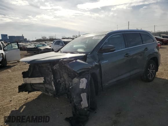 ✅ 2017 Toyota Highlander Hybrid XLE • VIN: 5TDJGRFH9HS031676 • Lot: 43120525. Listed on Copart with Not provided. Free auction sales archive from the USA and detailed vehicle history report at DreamBid. Image 1.