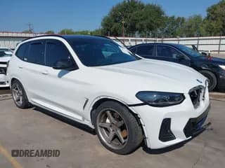 ✅ 2023 BMW X3 M40i • VIN: 5UX83DP09P9P79393 • Lot: 43175839. Listed on IAAI with 43,628 mi. Free auction sales archive from the USA and detailed vehicle history report at DreamBid. Image 1.