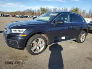 ✅ 2018 Audi Q5 Premium Plus • VIN: WA1BNAFY6J2145508 • Лот: 92763395. Опубликован ранее на Copart с пробегом 59 117 миль. Бесплатный доступ к архиву аукционных продаж из США и подробный отчёт об истории автомобиля на DreamBid. Изображение 1.