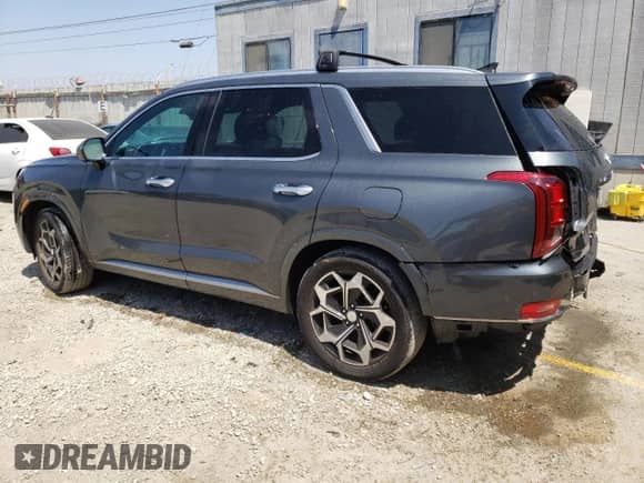 2022 Hyundai Palisade Calligraphy с VIN KM8R74HE5NU423274, выставлен на аукционе Copart как лот 69466784 с пробегом 46 976 миль миль и Списание • Salvage title. История ставок и продаж доступна на DreamBid. Изображение 2.