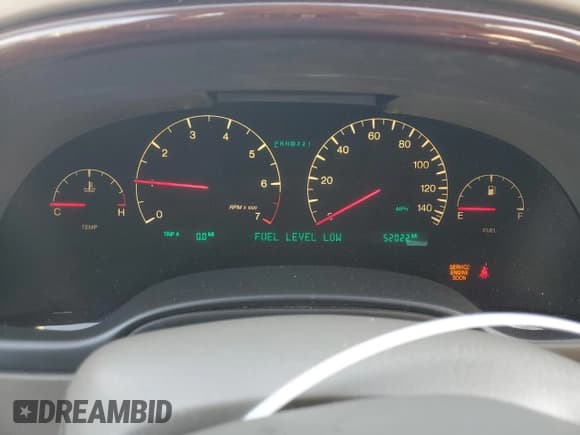 ✅ 2000 Cadillac DeVille • VIN: 1G6KF5799YU225775 • Lot: 82356815. Wystawiony na Copart z przebiegiem 52 022 mil. Bezpłatny archiwum sprzedaży aukcyjnych z USA i szczegółowy raport historii pojazdu na DreamBid. Zdjęcie 9.