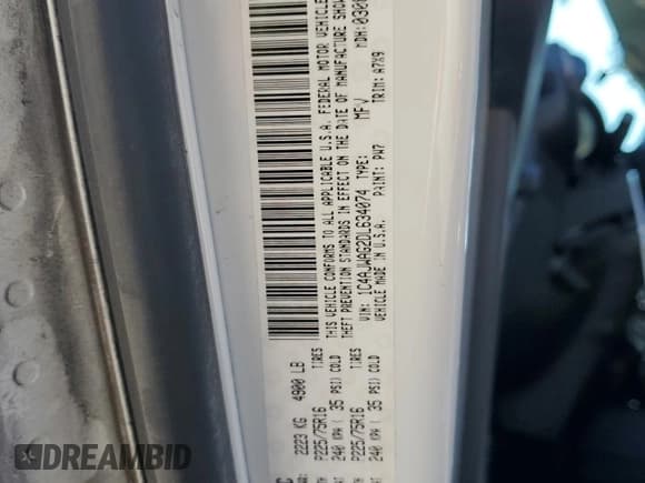 ✅ 2013 Jeep Wrangler Sport • VIN: 1C4AJWAG2DL634074 • Лот: 89543035. Опубликован ранее на Copart с пробегом 82 336 миль. Бесплатный доступ к архиву аукционных продаж из США и подробный отчёт об истории автомобиля на DreamBid. Изображение 13.