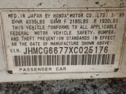 ✅ 1999 Honda Accord EX • VIN: JHMCG6677XC025176 • Лот: 43328781. Опубликован ранее на IAAI с пробегом 275 748 миль. Бесплатный доступ к архиву аукционных продаж из США и подробный отчёт об истории автомобиля на DreamBid. Изображение 9.