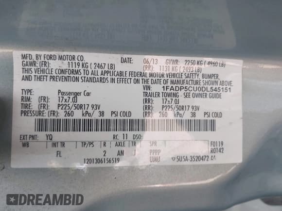 ✅ 2013 Ford C-Max SEL • VIN: 1FADP5CU0DL545151 • Lot: 42980243. Wystawiony na IAAI z przebiegiem 148 170 mil. Bezpłatny archiwum sprzedaży aukcyjnych z USA i szczegółowy raport historii pojazdu na DreamBid. Zdjęcie 9.