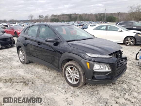 2019 Hyundai Kona SE with VIN KM8K12AA3KU383531, listed as a Copart auction lot 41714423 with 21,846 mi miles and . Bid and sale history available at DreamBid. Image 4.