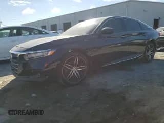 2021 Honda Accord Touring with VIN 1HGCV2F91MA033462, listed as a Copart auction lot 80457245 with 72,883 mi miles and Salvage title. Bid and sale history available at DreamBid. Image 1.