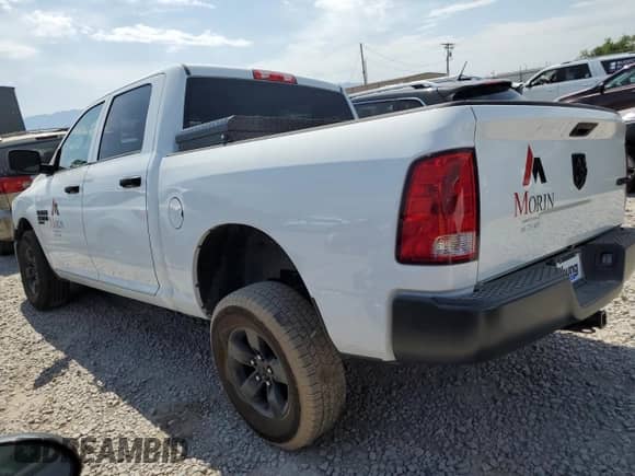 2023 Ram 1500 Tradesman z VIN 3C6RR7KG4PG668123, wystawiony jako Copart lot #63094965 z przebiegiem 21 038 mil mil oraz Szkoda całkowita • Salvage title. Historia ofert i sprzedaży dostępna na DreamBid. Obrazek 2.