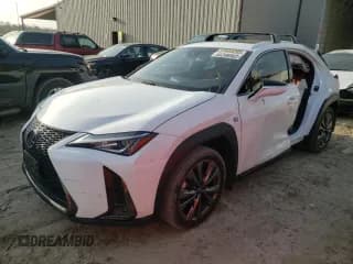 ✅ 2021 Lexus UX 250h F Sport • VIN: JTHR9JBH3M2053774 • Lot: 44248563. Listed on Copart with 35,833 mi. Free auction sales archive from the USA and detailed vehicle history report at DreamBid. Image 1.