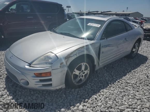 ✅ 2003 Mitsubishi Eclipse GS • VIN: 4A3AC44G93E028961 • Lot: 68108315. Listed on Copart with 126,104 mi. Free auction sales archive from the USA and detailed vehicle history report at DreamBid. Image 1.