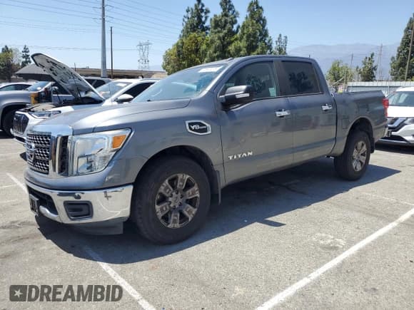 ✅ 2017 Nissan Titan SV • VIN: 1N6AA1EK0HN525945 • Lot: 57897415. Listed on Copart with 51,053 mi. Free auction sales archive from the USA and detailed vehicle history report at DreamBid. Image 1.