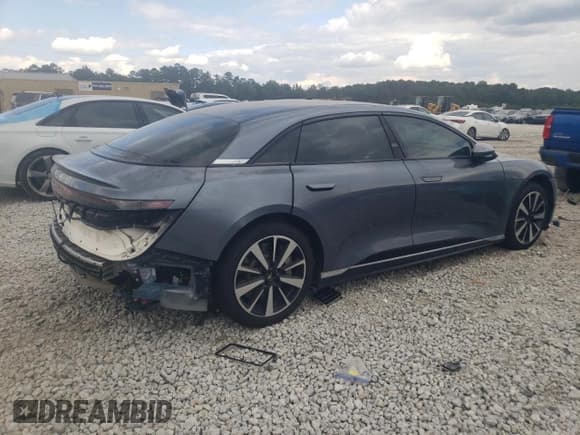 ✅ 2023 Lucid Air Pure • VIN: 50EA1PFA0PA006360 • Lot: 72276924. Wystawiony na Copart z przebiegiem 4 982 mil. Bezpłatny archiwum sprzedaży aukcyjnych z USA i szczegółowy raport historii pojazdu na DreamBid. Zdjęcie 3.